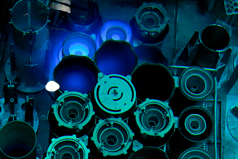 Illustration for article titled Isotope Reactor Basically Looks Like a Sci-Fi Weapon in These Photos